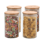 Bamboo Lid Storage Jars